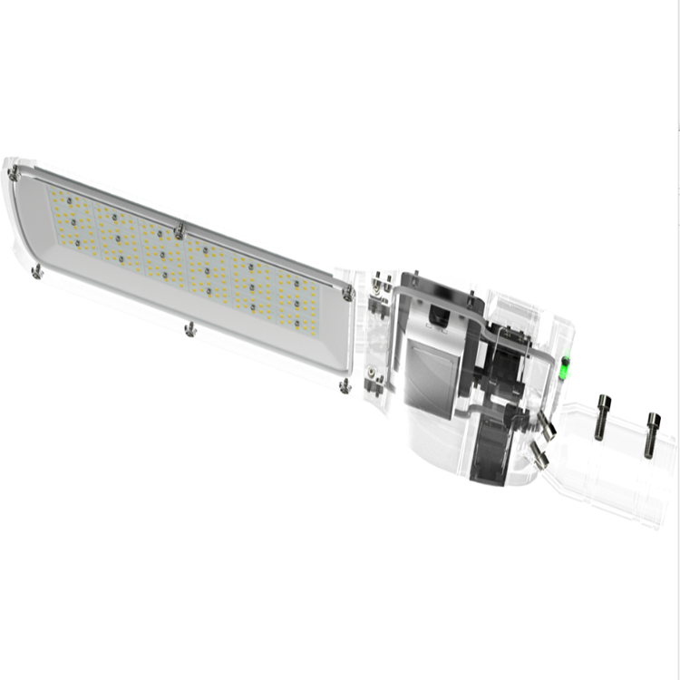 LED outdoor street light high lumen die-cast aluminum housing waterproof suitable for roads and gardens