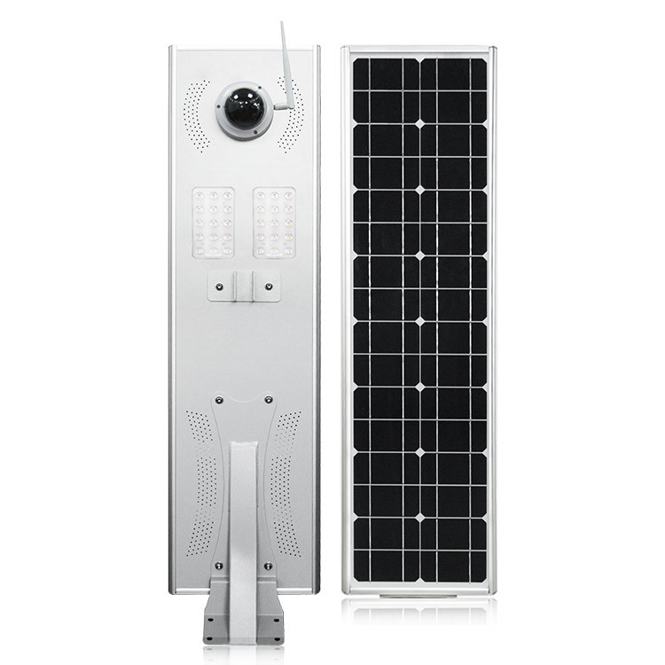 5G network WIFI version solar street light with camera monitoring