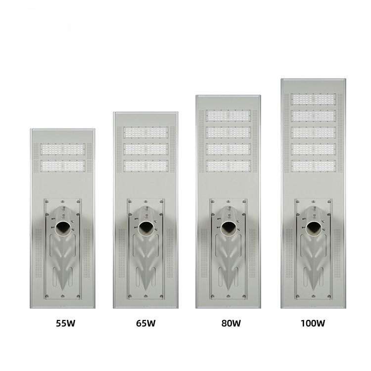 Integrated solar street light outdoor IP67 waterproof high quality aluminum alloy shell 