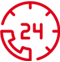 24-hour online service to solve customer service at any time.
