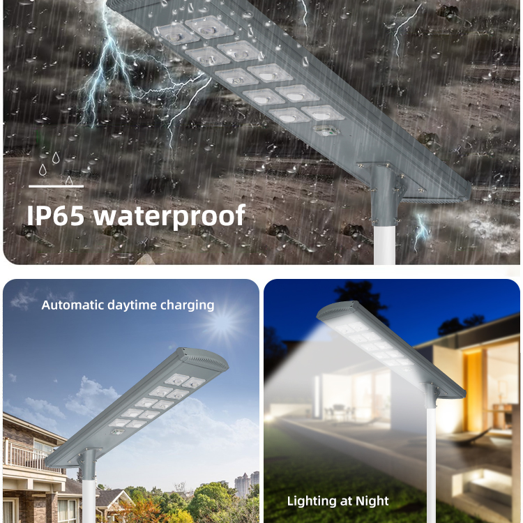 IP68 outdoor waterproof remote control integrated solar LED street light