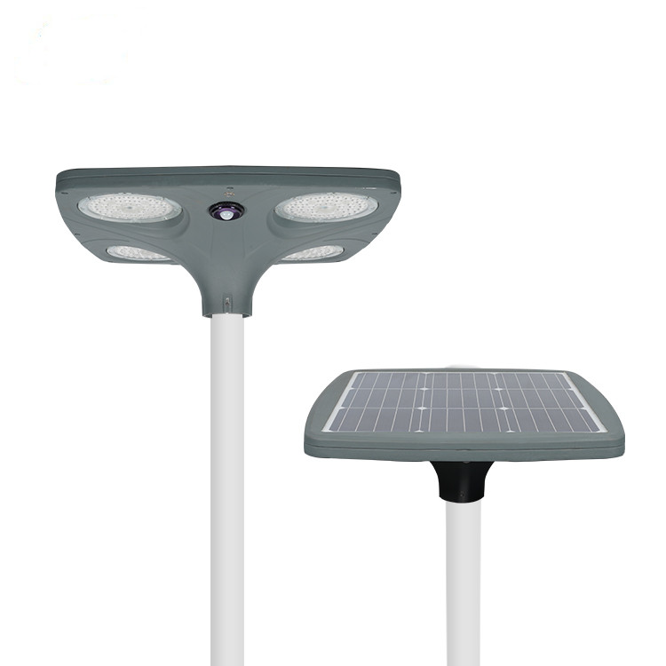 LED solar integrated garden lights light up green life
