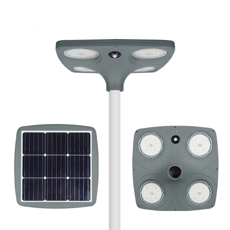 LED solar integrated garden lights light up green life