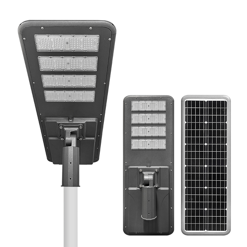 Outdoor integrated solar street light for municipal road lighting