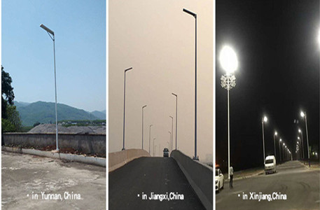 Solar street light with mppt controller