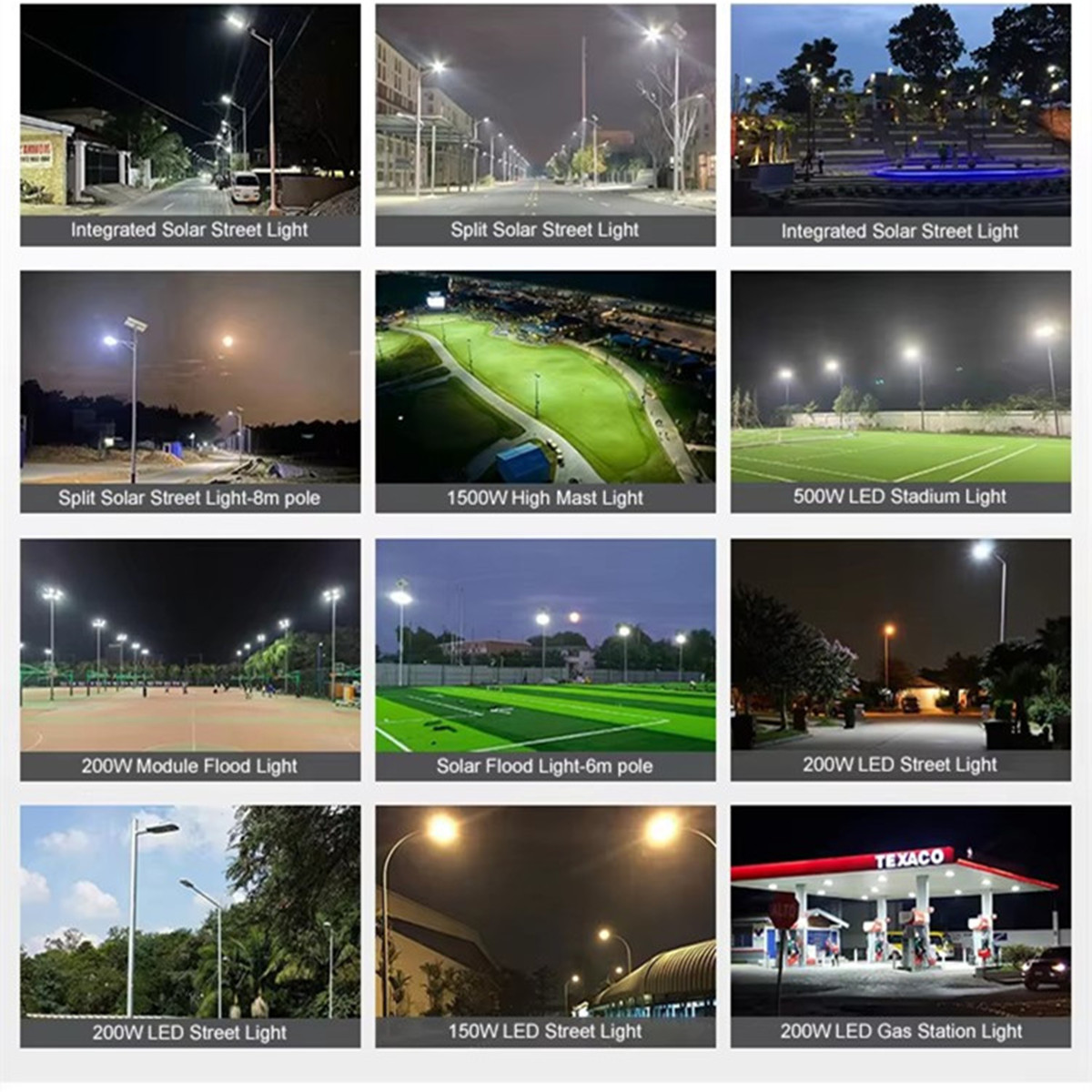 Led garden street light 