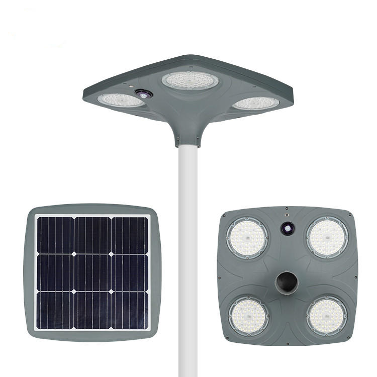 LED solar integrated garden lights light up green life