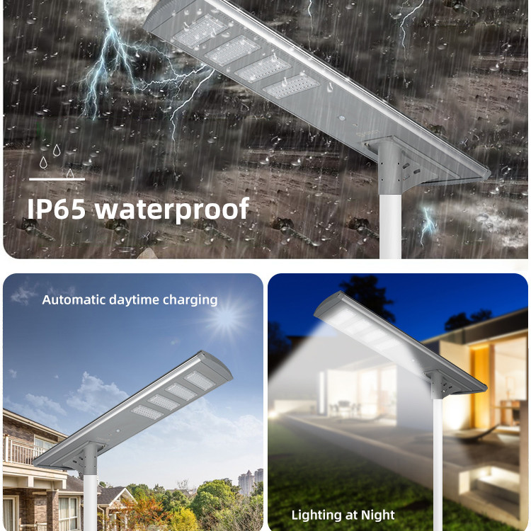 LED Solar Street Light Solar Panel Lithium Battery All-in-one Solar Street Light