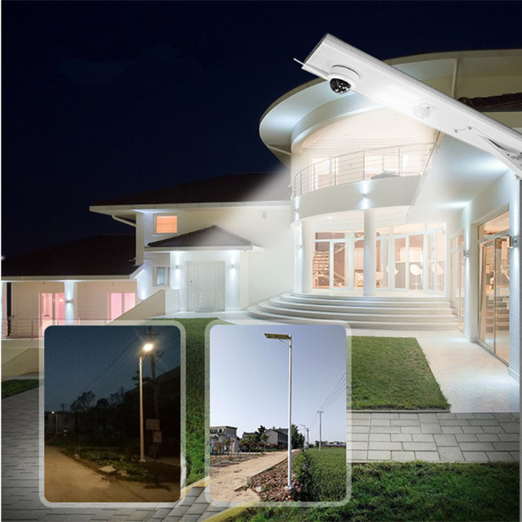 5G network WIFI version solar street light with camera monitoring