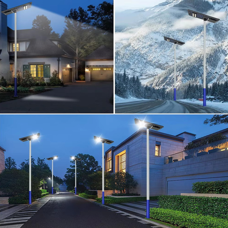 Aluminum alloy integrated solar street lights