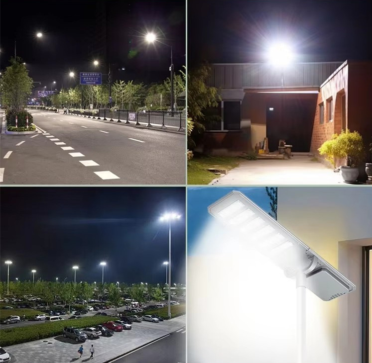 Solar-Powered Outdoor Street Light Fixtures