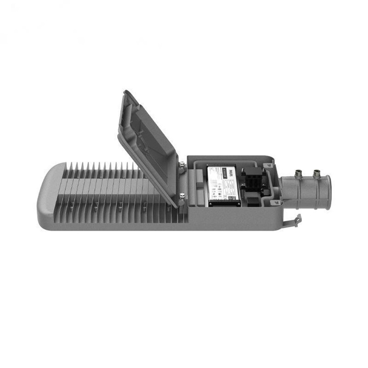 Aluminum housing and glass lens municipal street light
