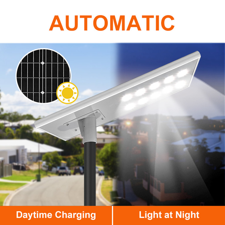 IP67 waterproof integrated LED COB solar street light 