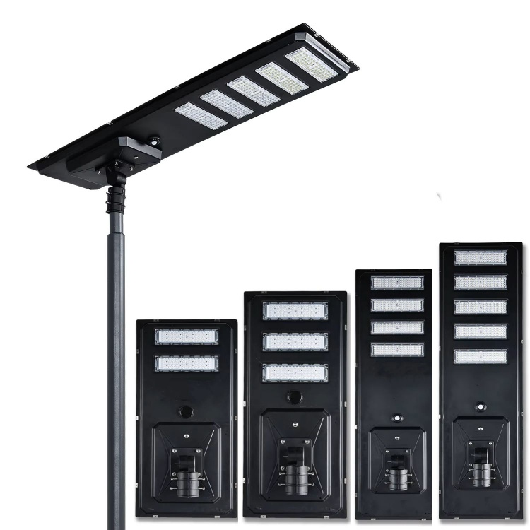 Integrated LED Solar Panel Streetlights